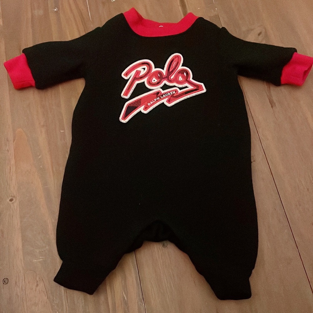 Polo Ralph Lauren Baby Boy Snap Closure Onesie/Bodysuit| Newborn | NB |